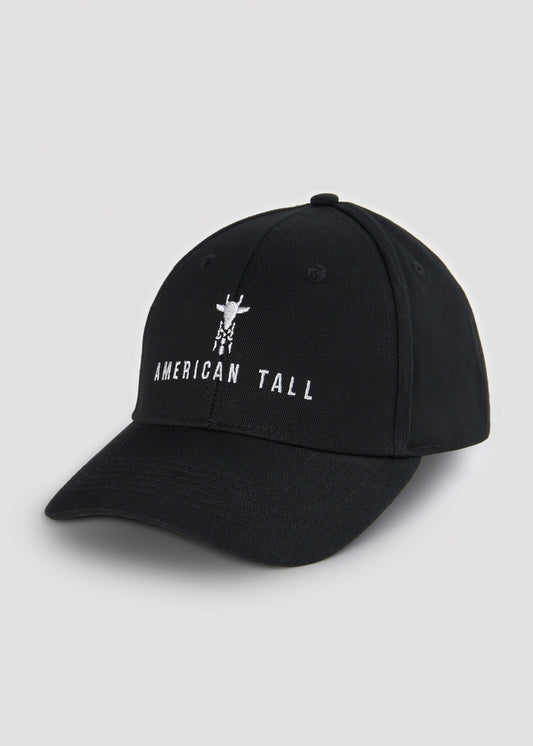 American Tall Women|Men American Tall Baseball Hat in Black