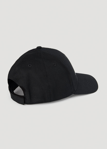 American Tall Women|Men American Tall Baseball Hat in Black