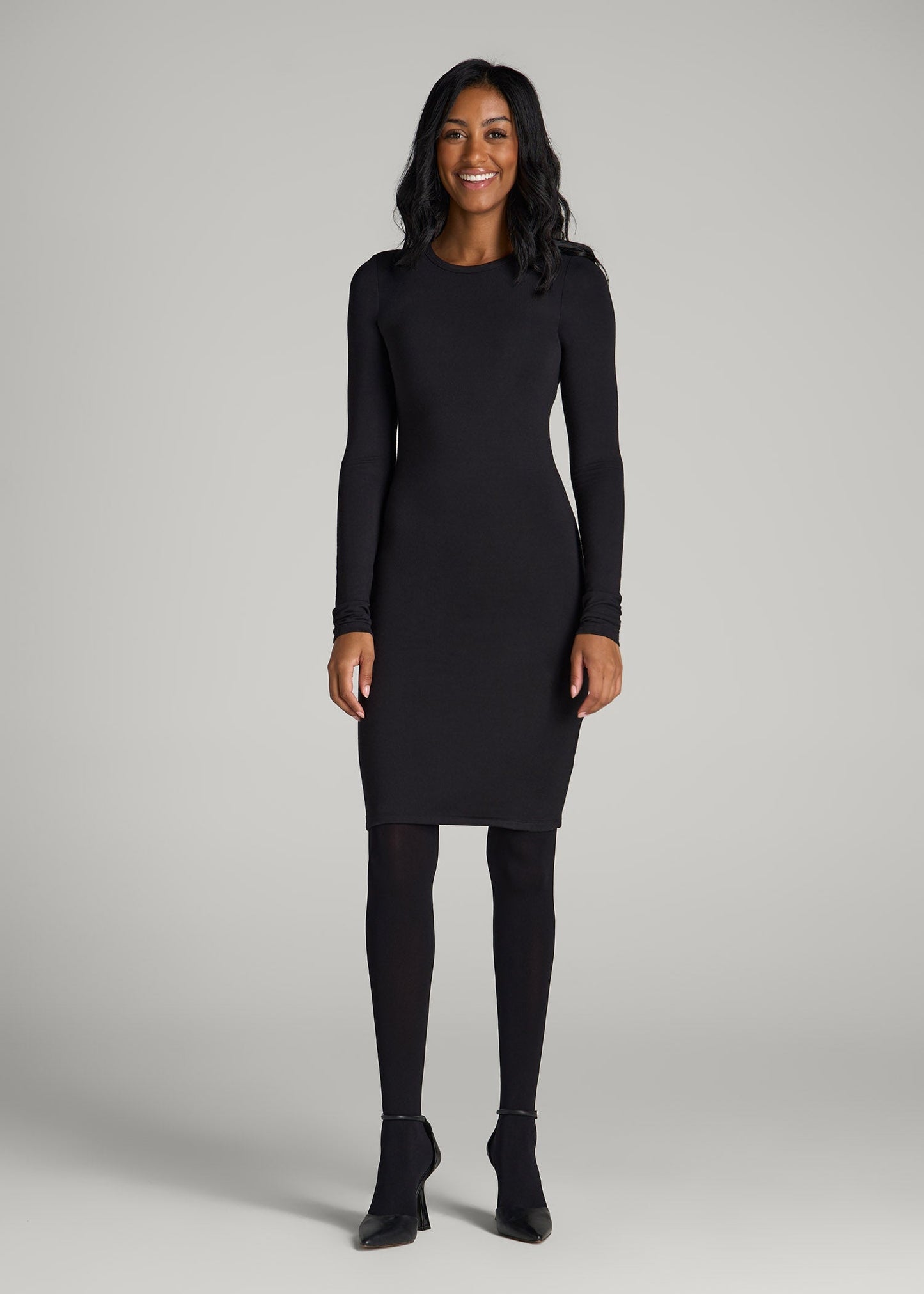 American Tall Women Tights for Tall Women in Black