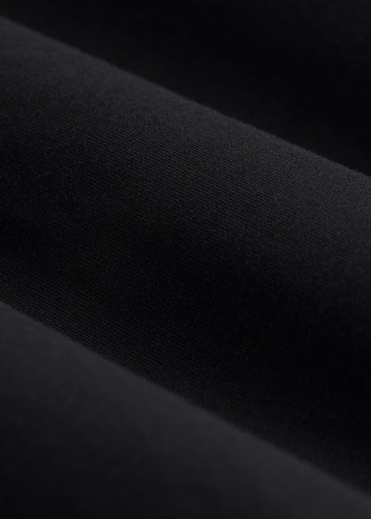 American Tall Women Thermal Merino Wool Base Layer Long Sleeve Top for Tall Women in Black