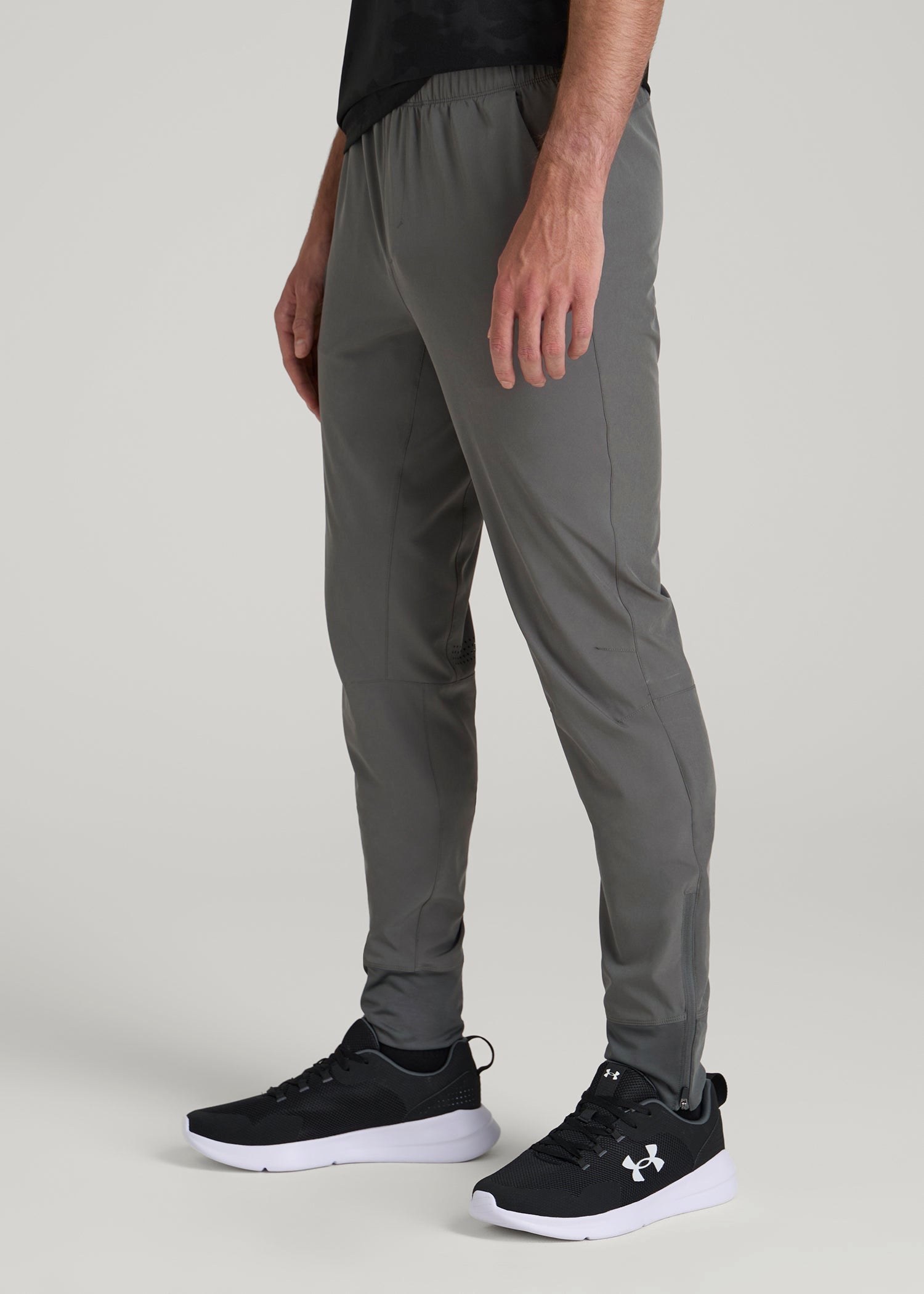 American Tall Men Featherweight Perforated Training Joggers for Tall Men in Graffiti