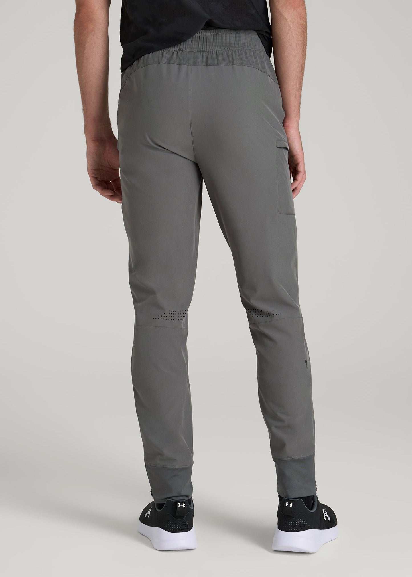 American Tall Men Featherweight Perforated Training Joggers for Tall Men in Graffiti