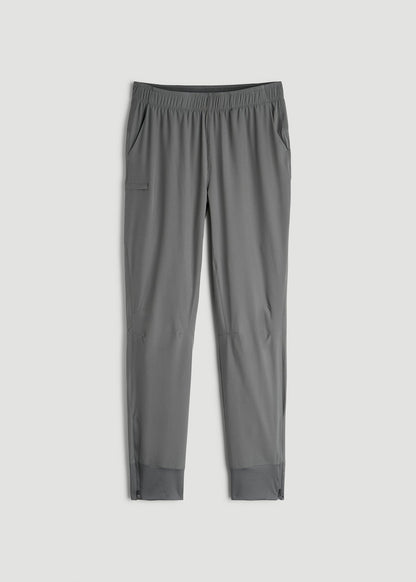 American Tall Men Featherweight Perforated Training Joggers for Tall Men in Graffiti