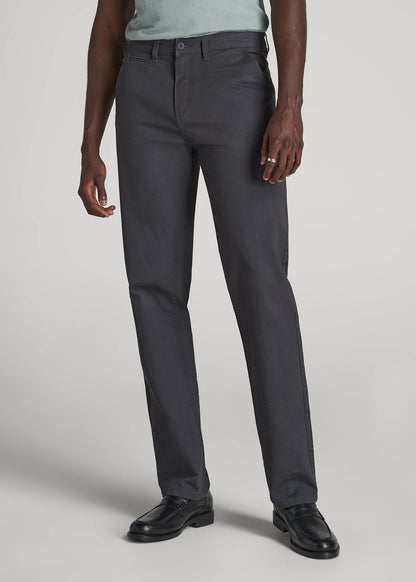 American Tall Men J1 STRAIGHT Leg Chinos for Tall Men in Iron Grey