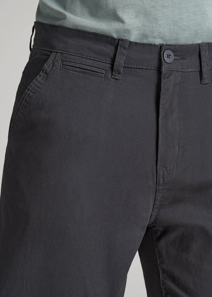 American Tall Men J1 STRAIGHT Leg Chinos for Tall Men in Iron Grey