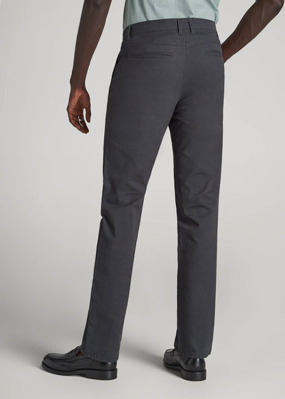 American Tall Men J1 STRAIGHT Leg Chinos for Tall Men in Iron Grey