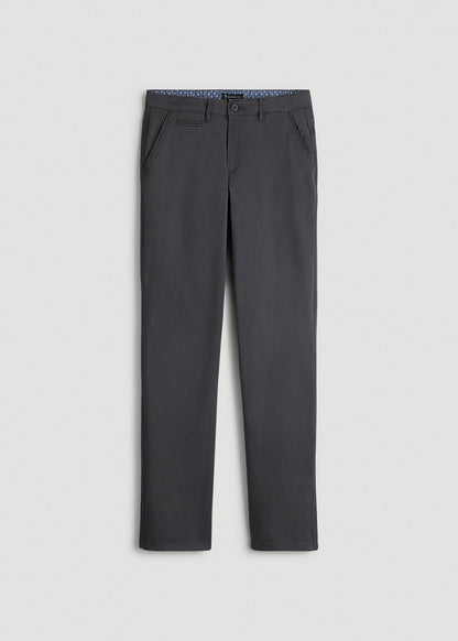 American Tall Men J1 STRAIGHT Leg Chinos for Tall Men in Iron Grey