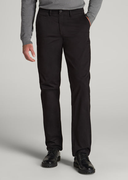 American Tall Men J1 STRAIGHT Leg Chinos for Tall Men in Black