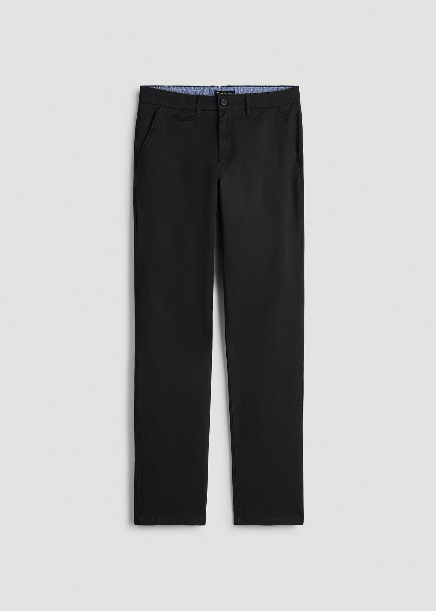 American Tall Men J1 STRAIGHT Leg Chinos for Tall Men in Black