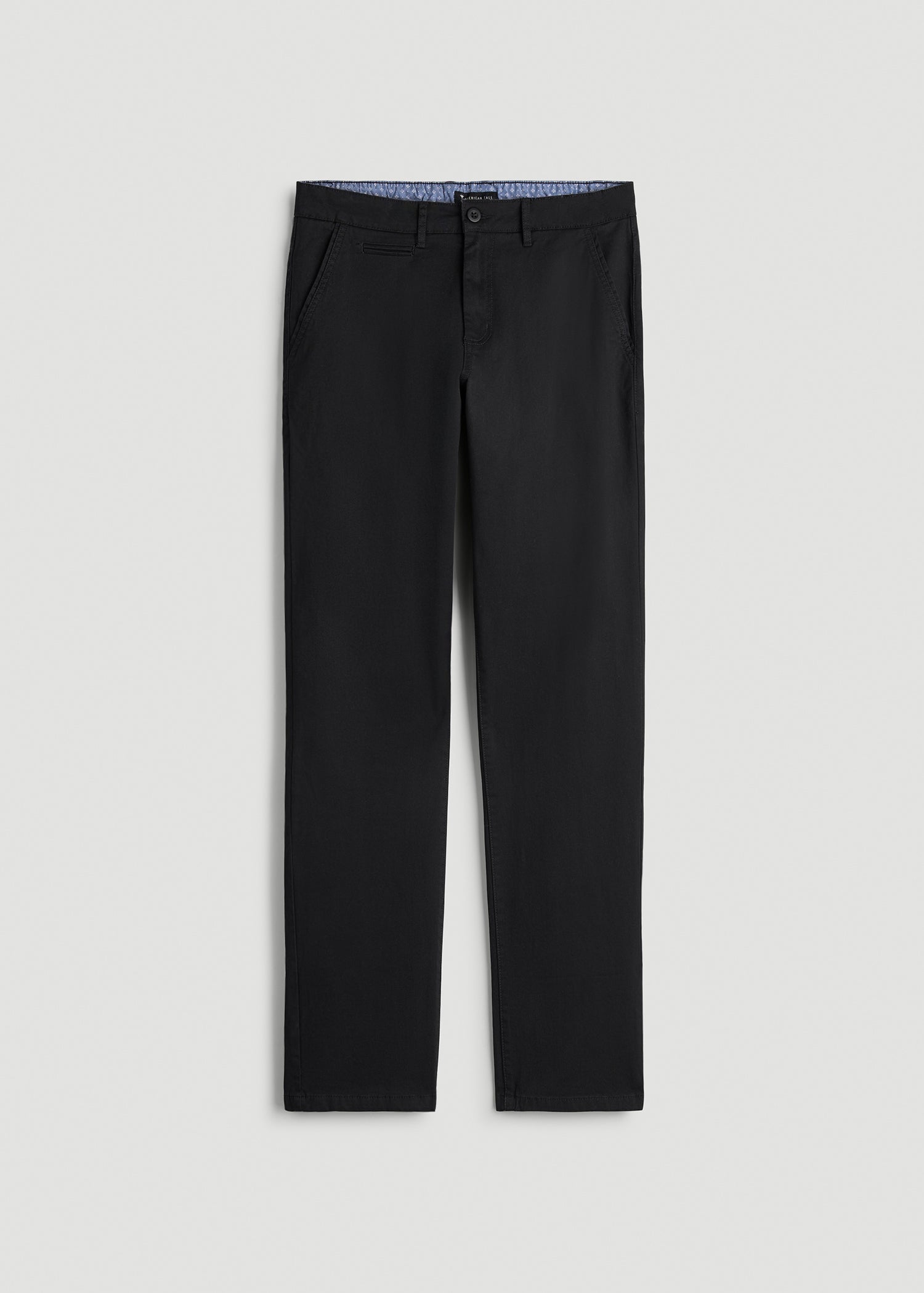 American Tall Men J1 STRAIGHT Leg Chinos for Tall Men in Black