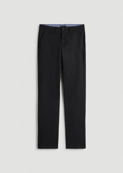 American Tall Men J1 STRAIGHT Leg Chinos for Tall Men in Black