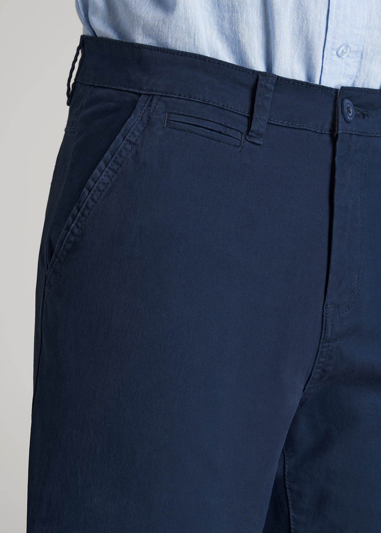 American Tall Men J1 STRAIGHT Leg Chinos for Tall Men in Marine Navy