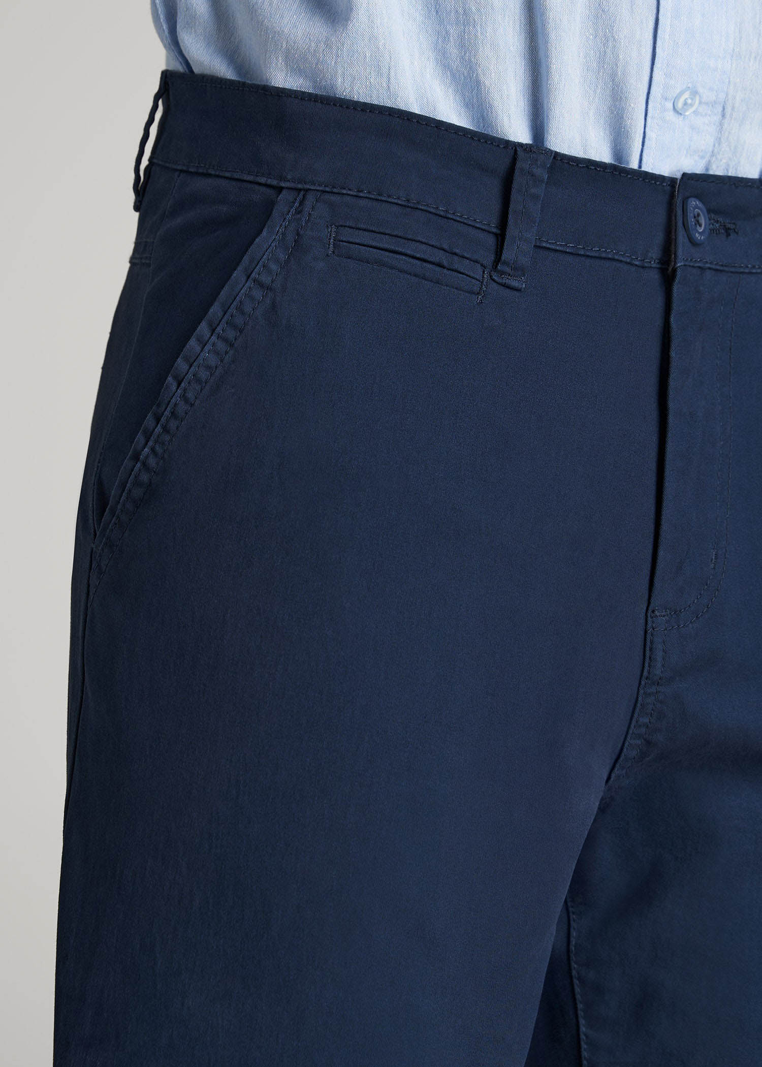 American Tall Men J1 STRAIGHT Leg Chinos for Tall Men in Marine Navy