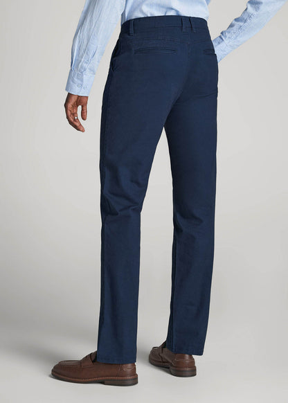 American Tall Men J1 STRAIGHT Leg Chinos for Tall Men in Marine Navy