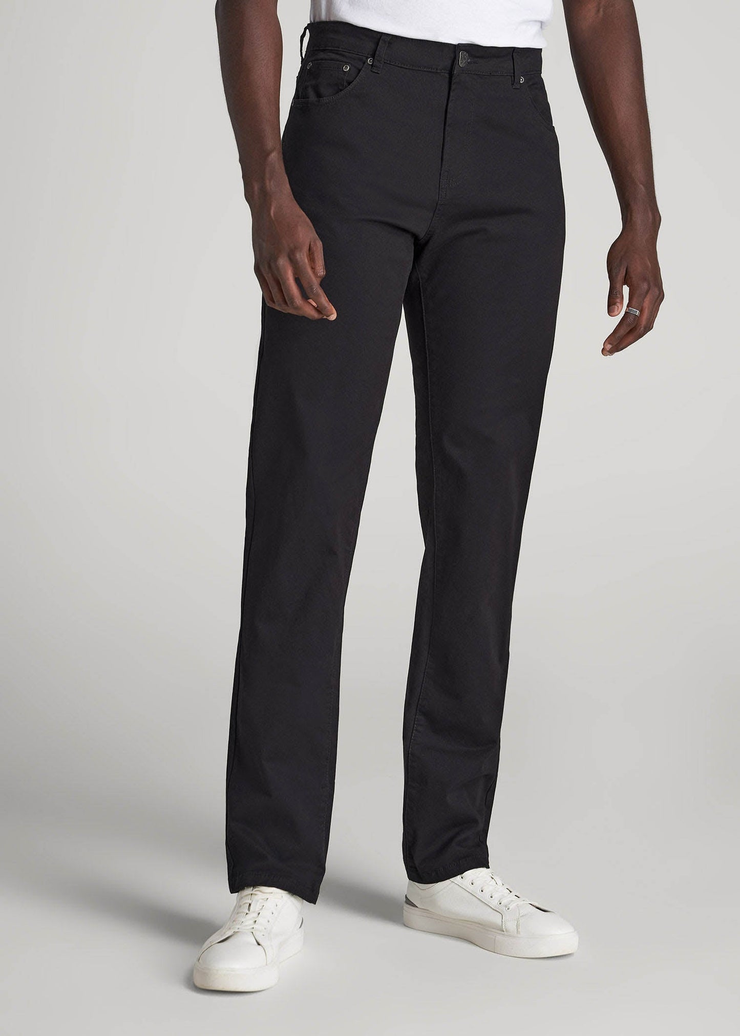 American Tall Men J1 STRAIGHT Leg Five-Pocket Pants for Tall Men in Black