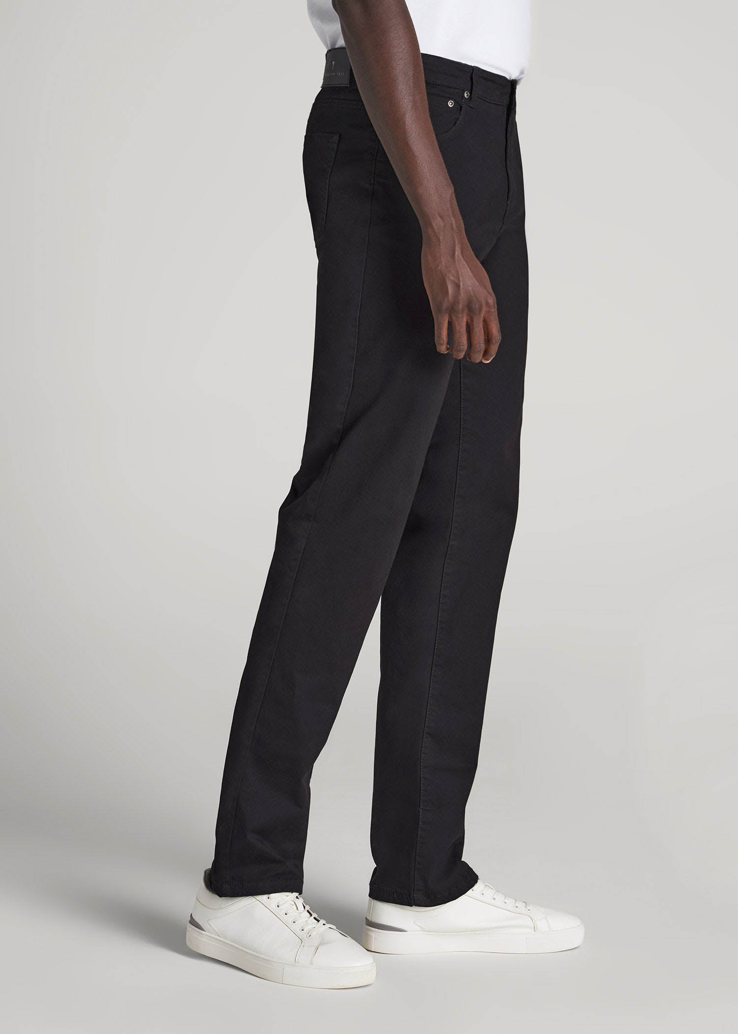American Tall Men J1 STRAIGHT Leg Five-Pocket Pants for Tall Men in Black