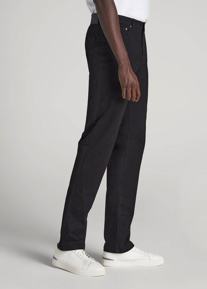 American Tall Men J1 STRAIGHT Leg Five-Pocket Pants for Tall Men in Black