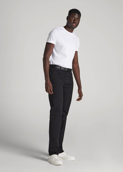 American Tall Men J1 STRAIGHT Leg Five-Pocket Pants for Tall Men in Black