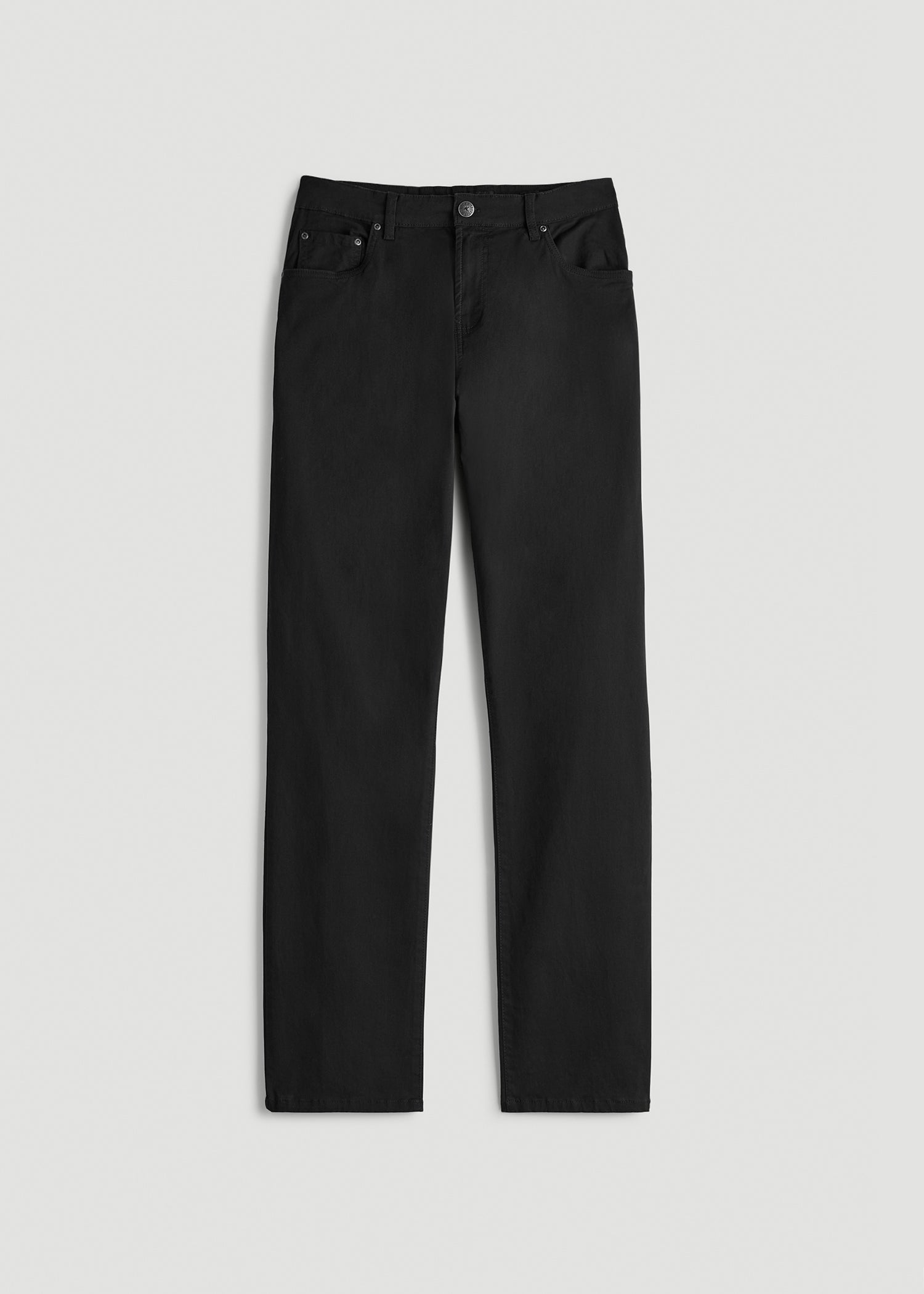 American Tall Men J1 STRAIGHT Leg Five-Pocket Pants for Tall Men in Black