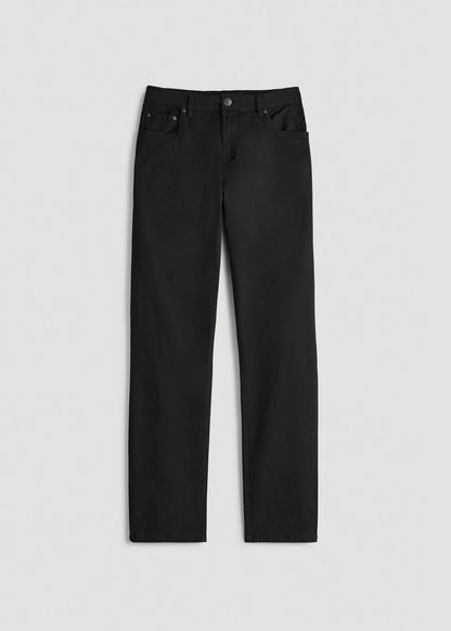 American Tall Men J1 STRAIGHT Leg Five-Pocket Pants for Tall Men in Black