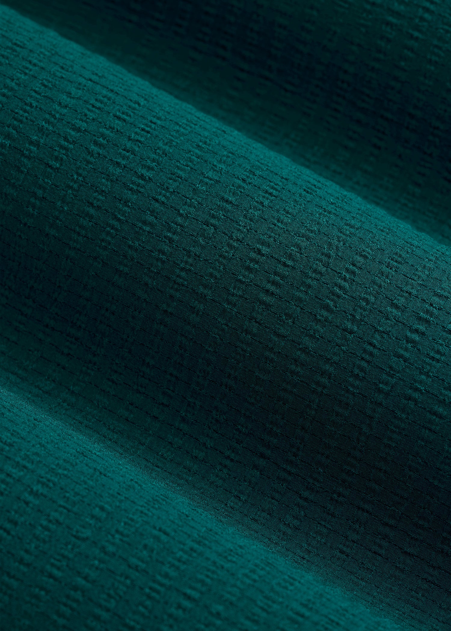 American Tall Men Coastal Perforated Button shirt for Tall Men in Deep Teal