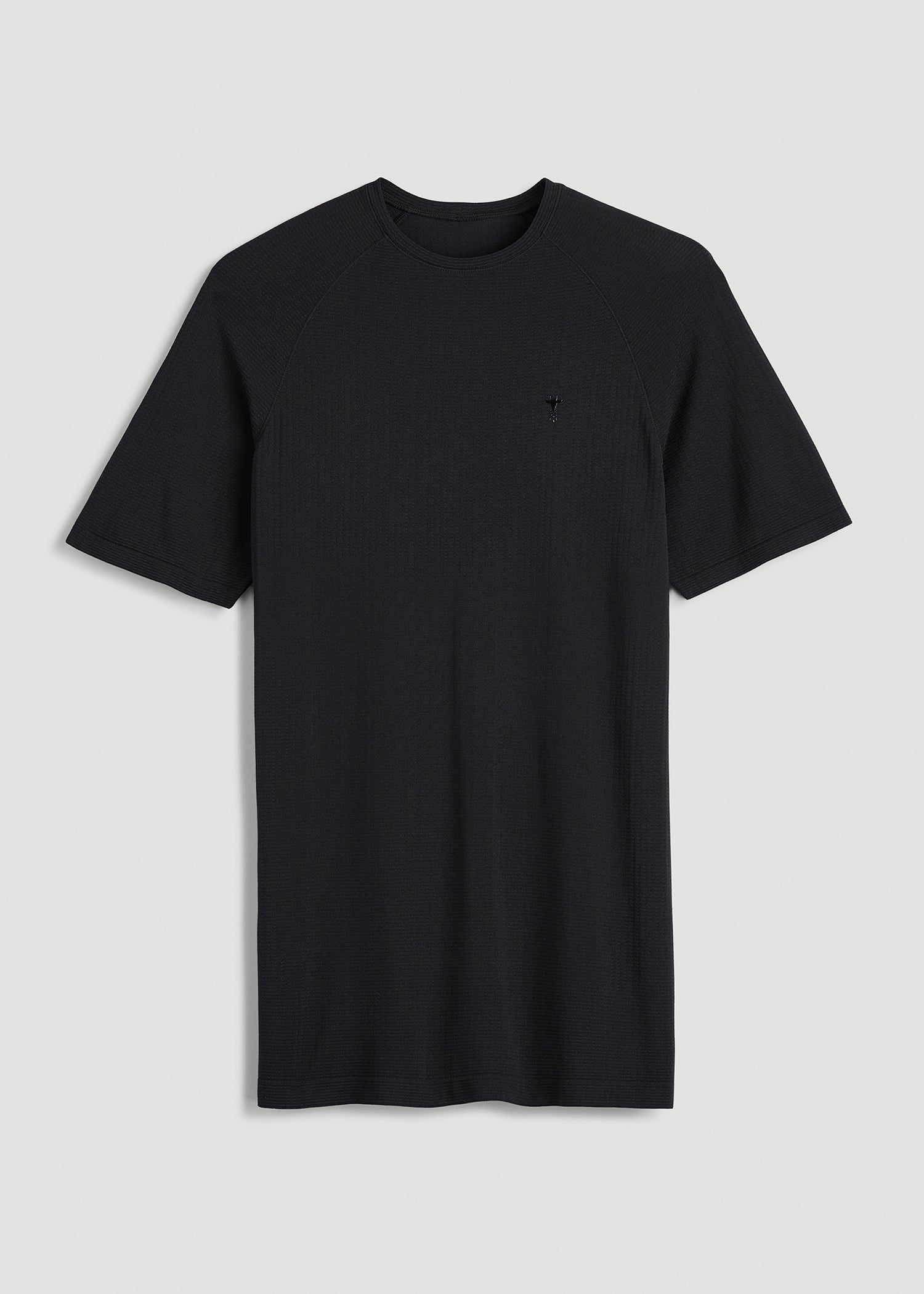 American Tall Men Vented Training Top for Tall Men in Black