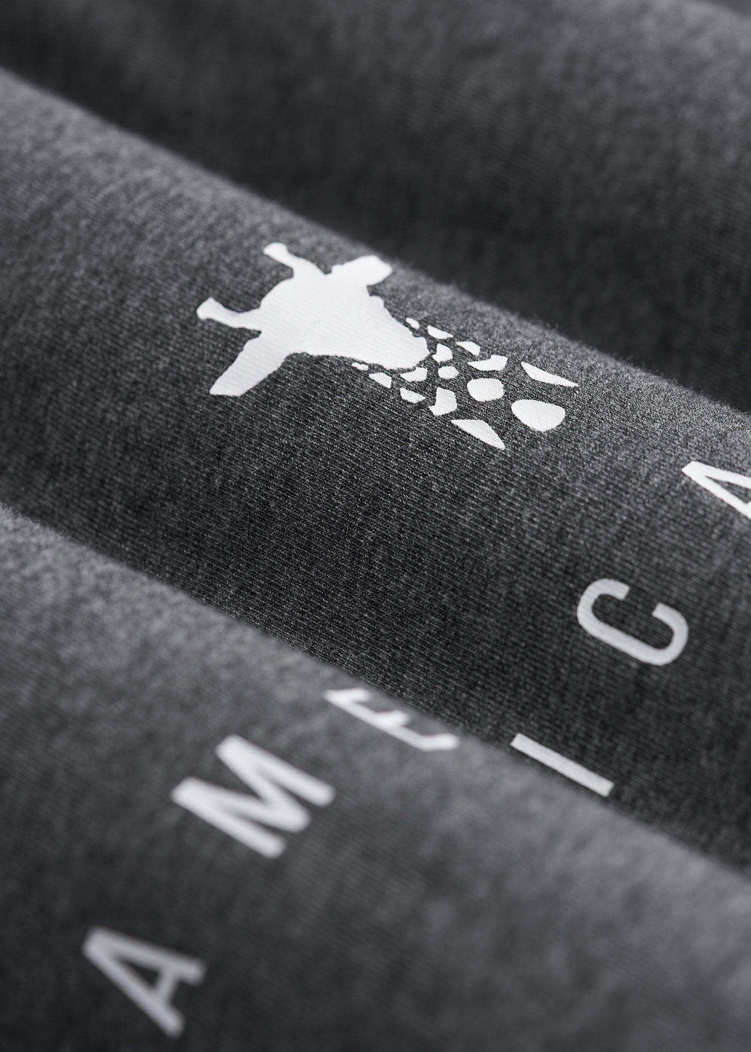 American Tall Men Logo Tee for Tall Men in Charcoal Mix