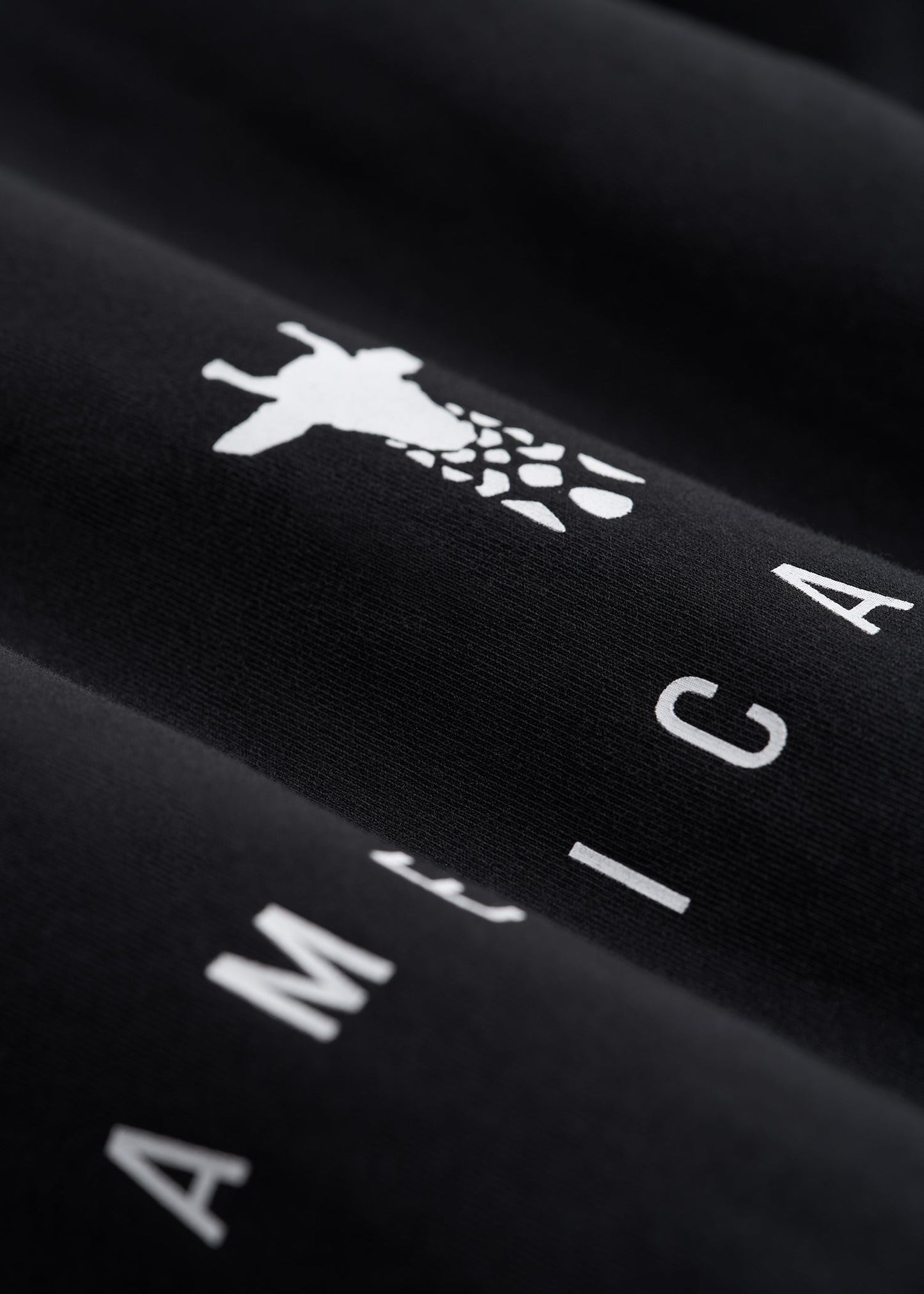 American Tall Men Logo Tee for Tall Men in Black