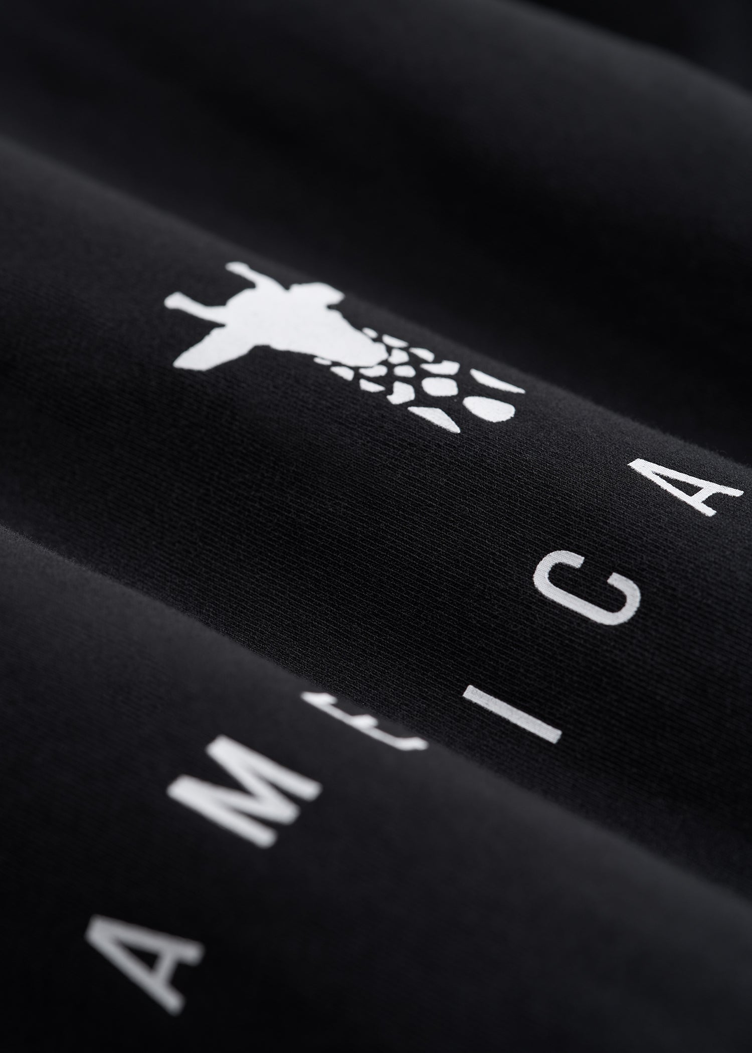 American Tall Men Logo Tee for Tall Men in Black