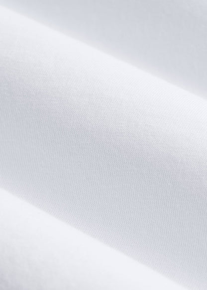 American Tall Men Modern Fit Garment Dyed Cotton T-Shirt for Tall Men in White
