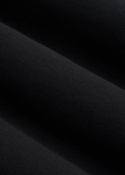 American Tall Men Modern Fit Garment Dyed Cotton T-Shirt for Tall Men in Black