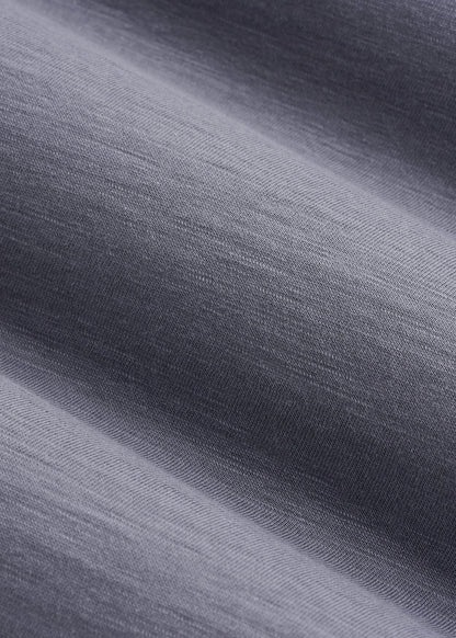 American Tall Men REGULAR-FIT Slub Tee for Tall Men in Grey Blue