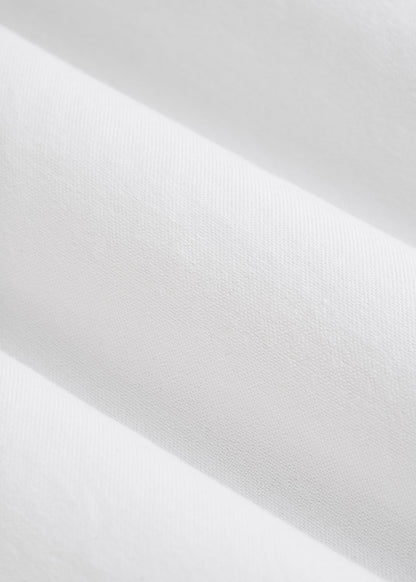 American Tall Men Oxford Cloth Button Down Shirt for Tall Men in Optic White
