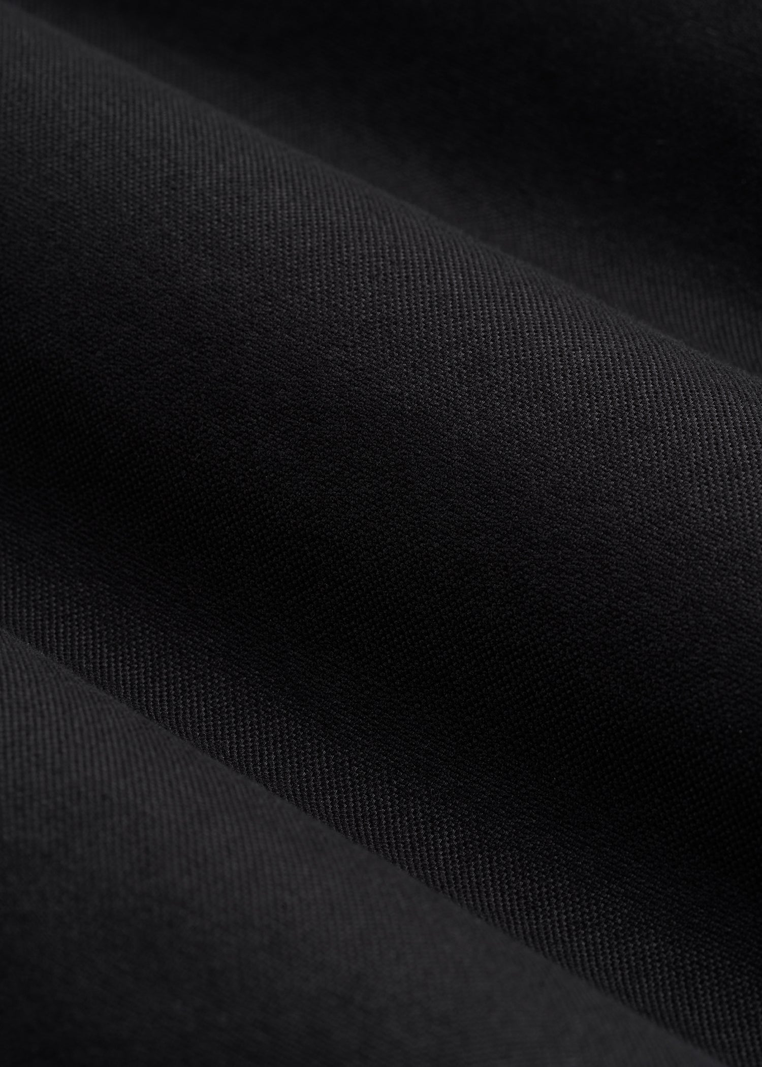 American Tall Men Oxford Cloth Button Down Shirt for Tall Men in Deep Black