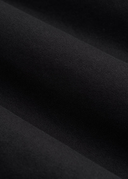 American Tall Men Oxford Cloth Button Down Shirt for Tall Men in Deep Black