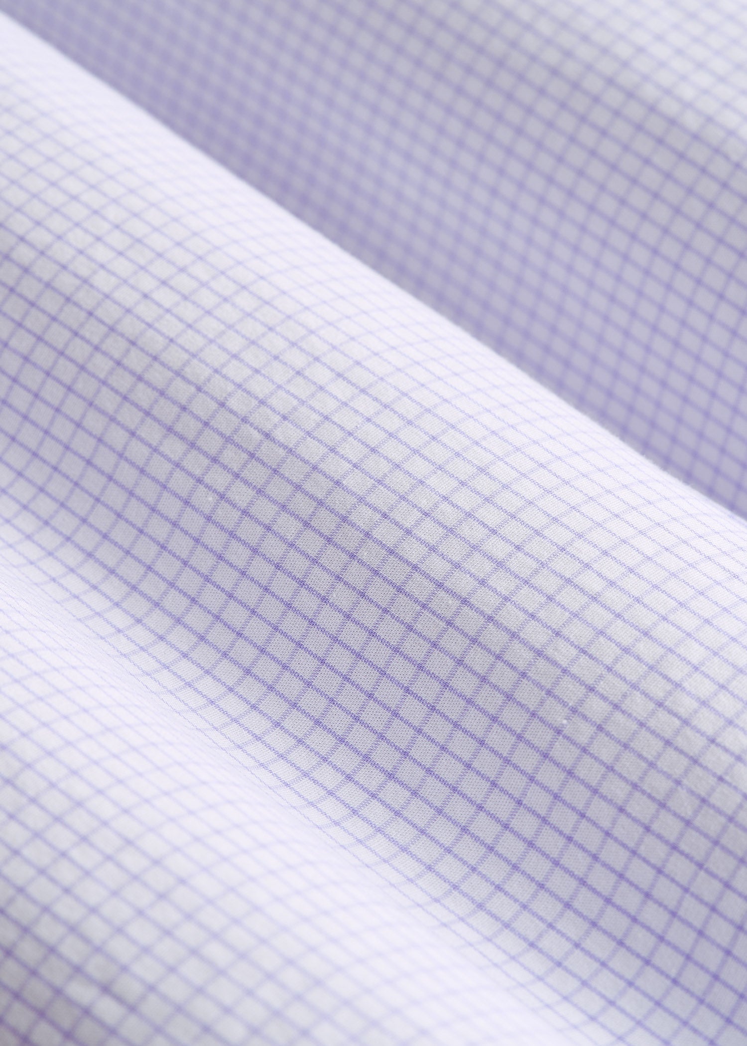 American Tall Men Oskar Easy Care Dress Shirt for Tall Men in Iris Mini Check