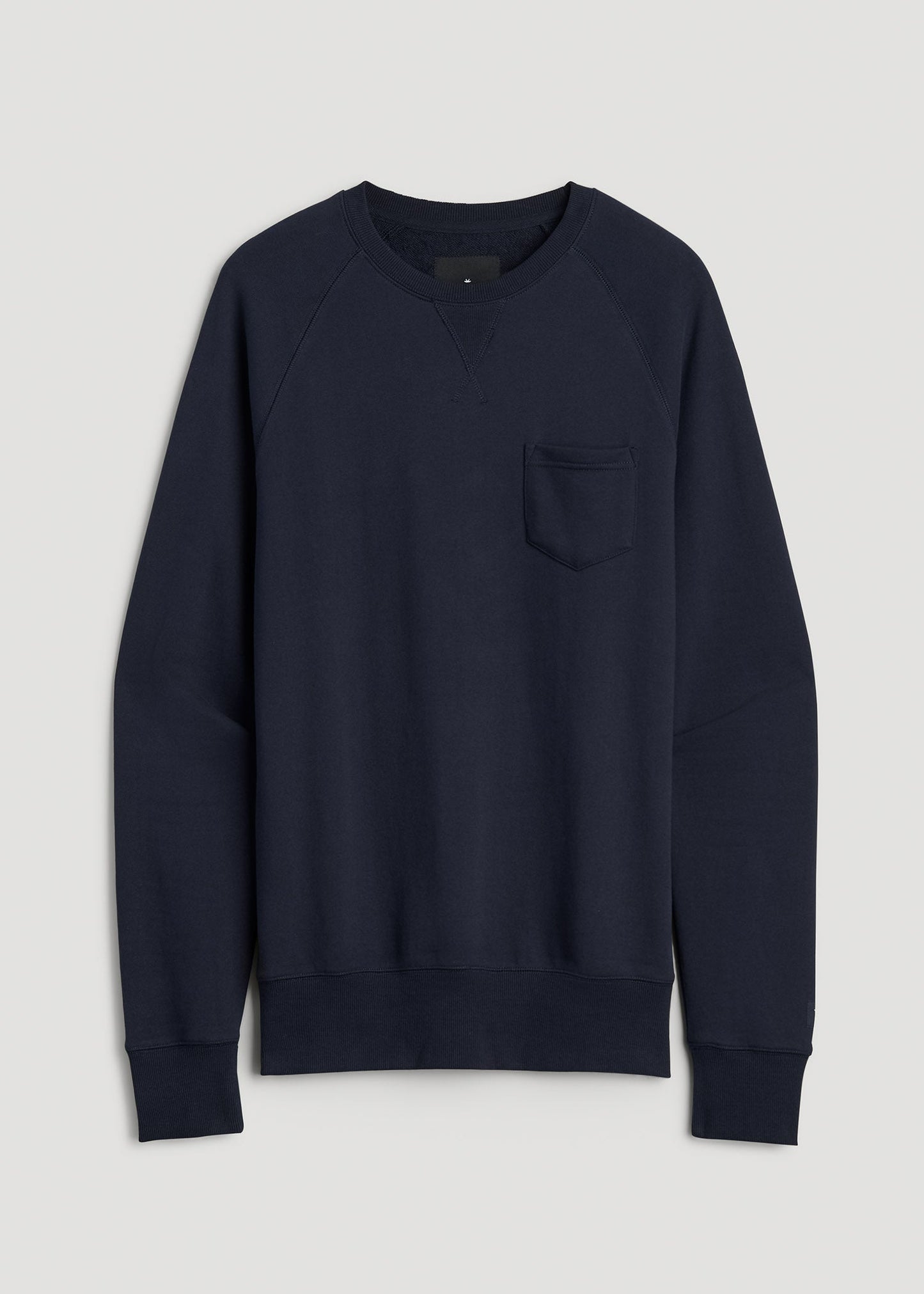 American Tall Men Wearever 2.0 French Terry Crewneck Sweatshirt for Tall Men in Evening Blue