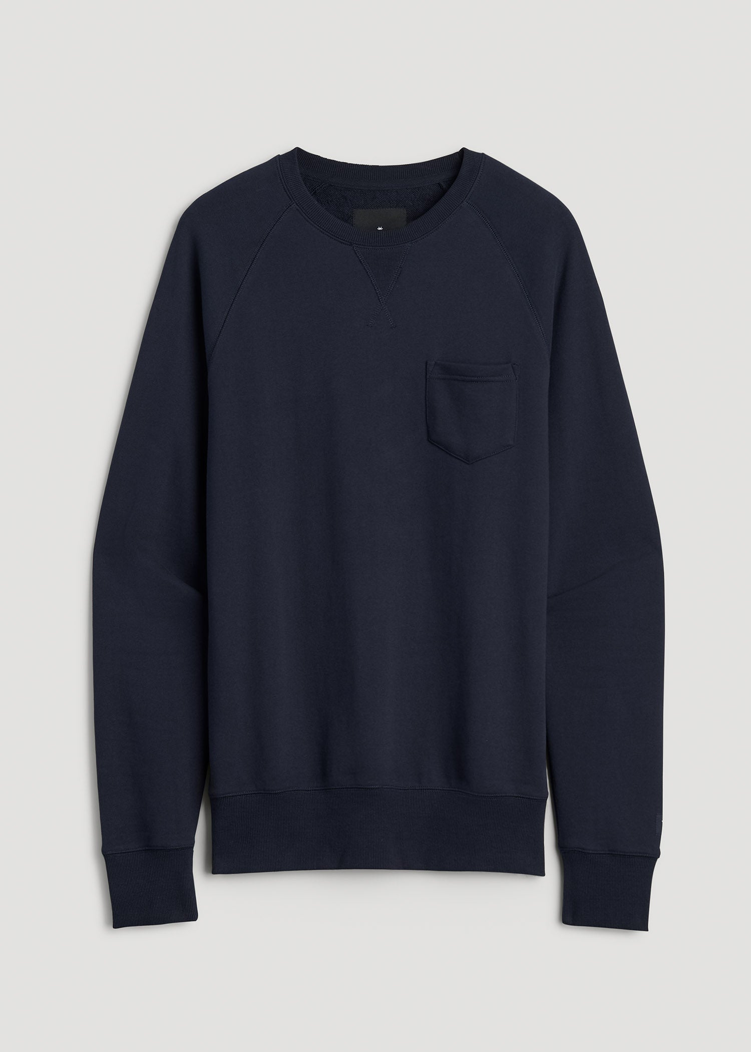 American Tall Men Wearever 2.0 French Terry Crewneck Sweatshirt for Tall Men in Evening Blue