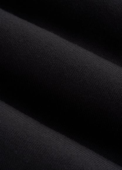 American Tall Men Linen Blend Knit Polo for Tall Men in Black