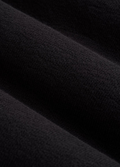American Tall Men Terry Cotton Polo Cardigan for Tall Men in Black