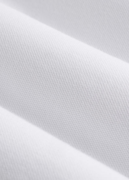 American Tall Men Classic Polo with Embroidered Logo for Tall Men in Bright White