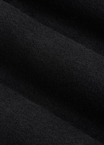 American Tall Men Wool Coat for Tall Men in Black