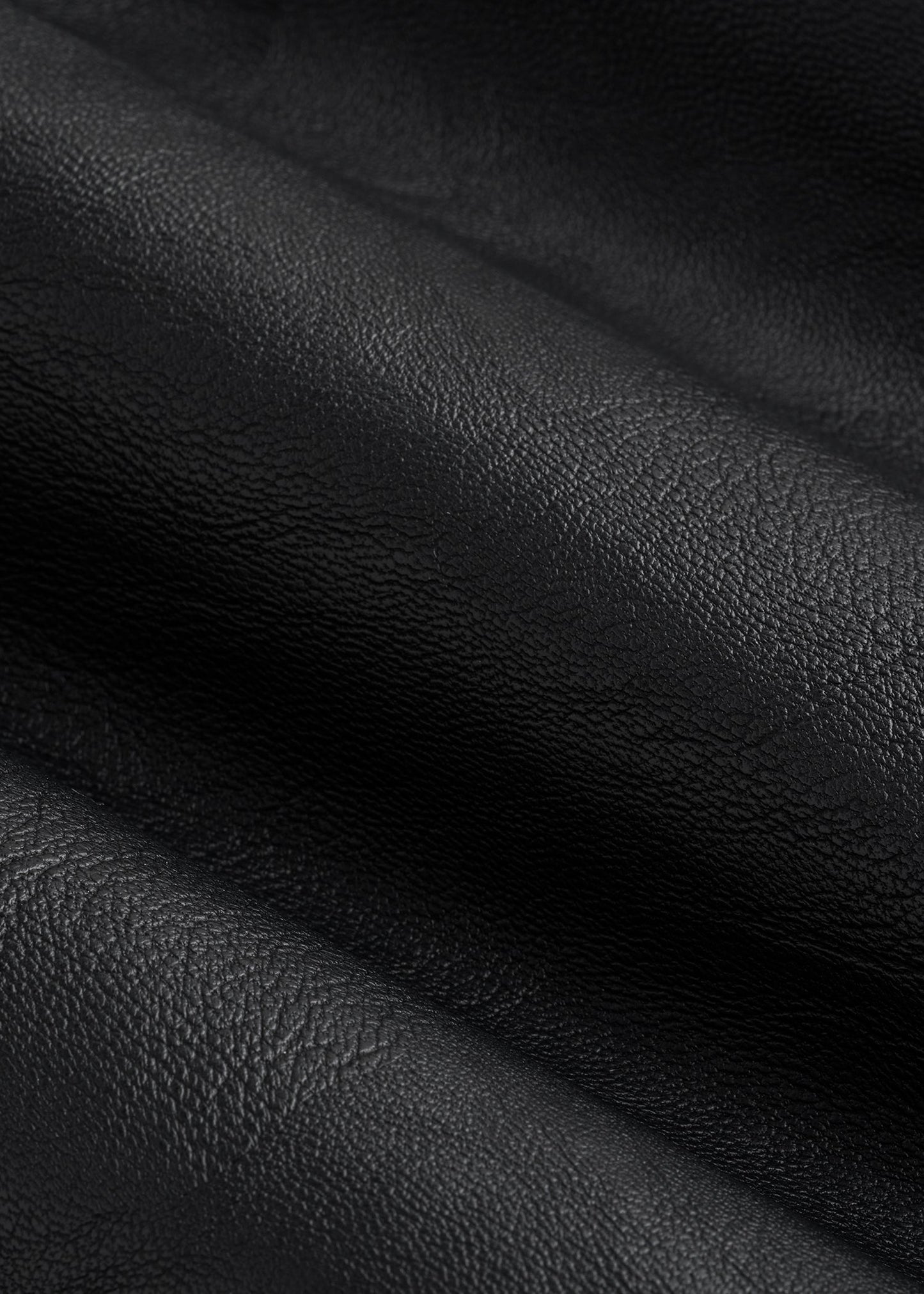 American Tall Men True Touch Leather Bomber Jacket for Tall Men in Black