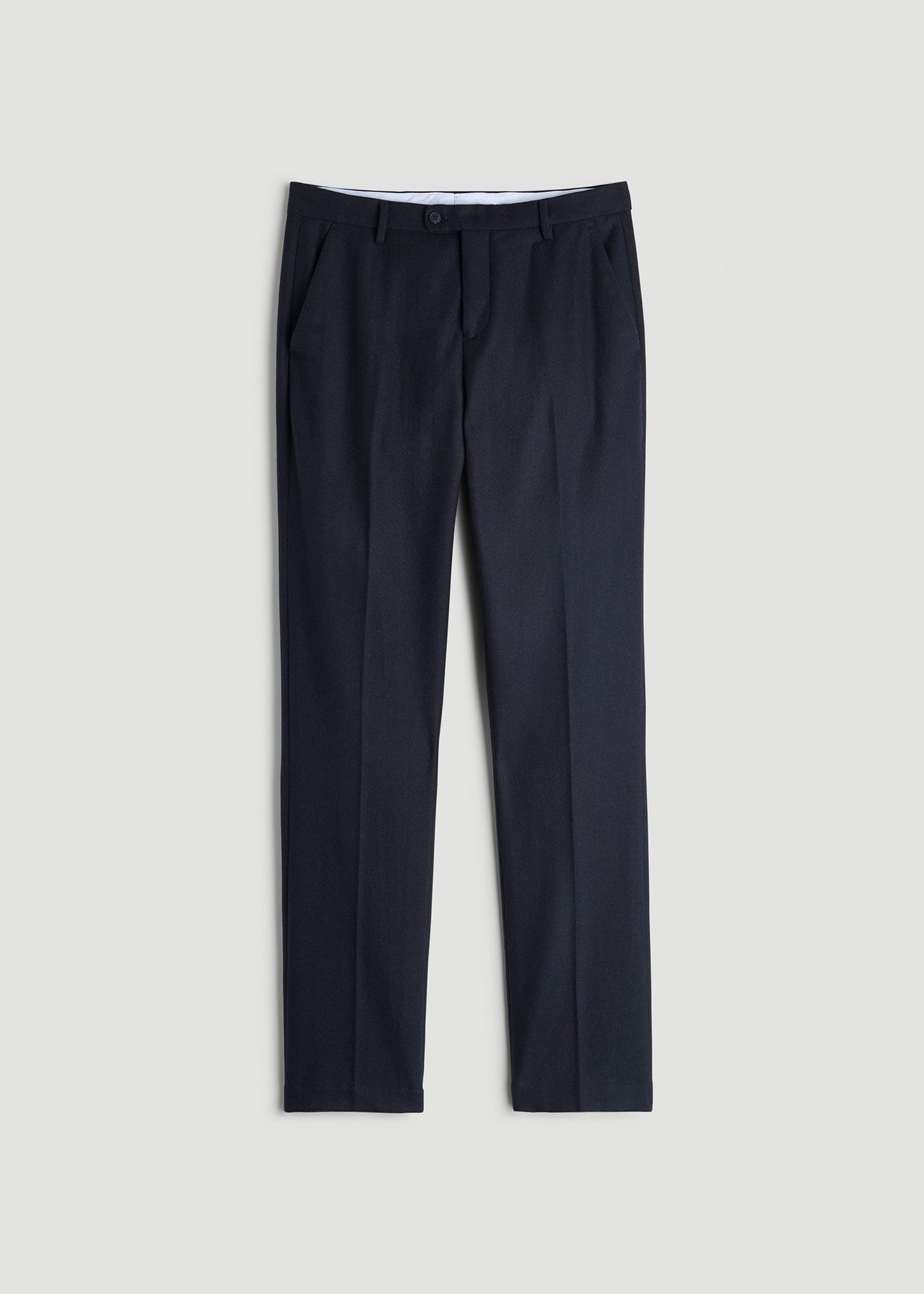 American Tall Men Wool Blend Dress Pants for Tall Men in Raven Blue