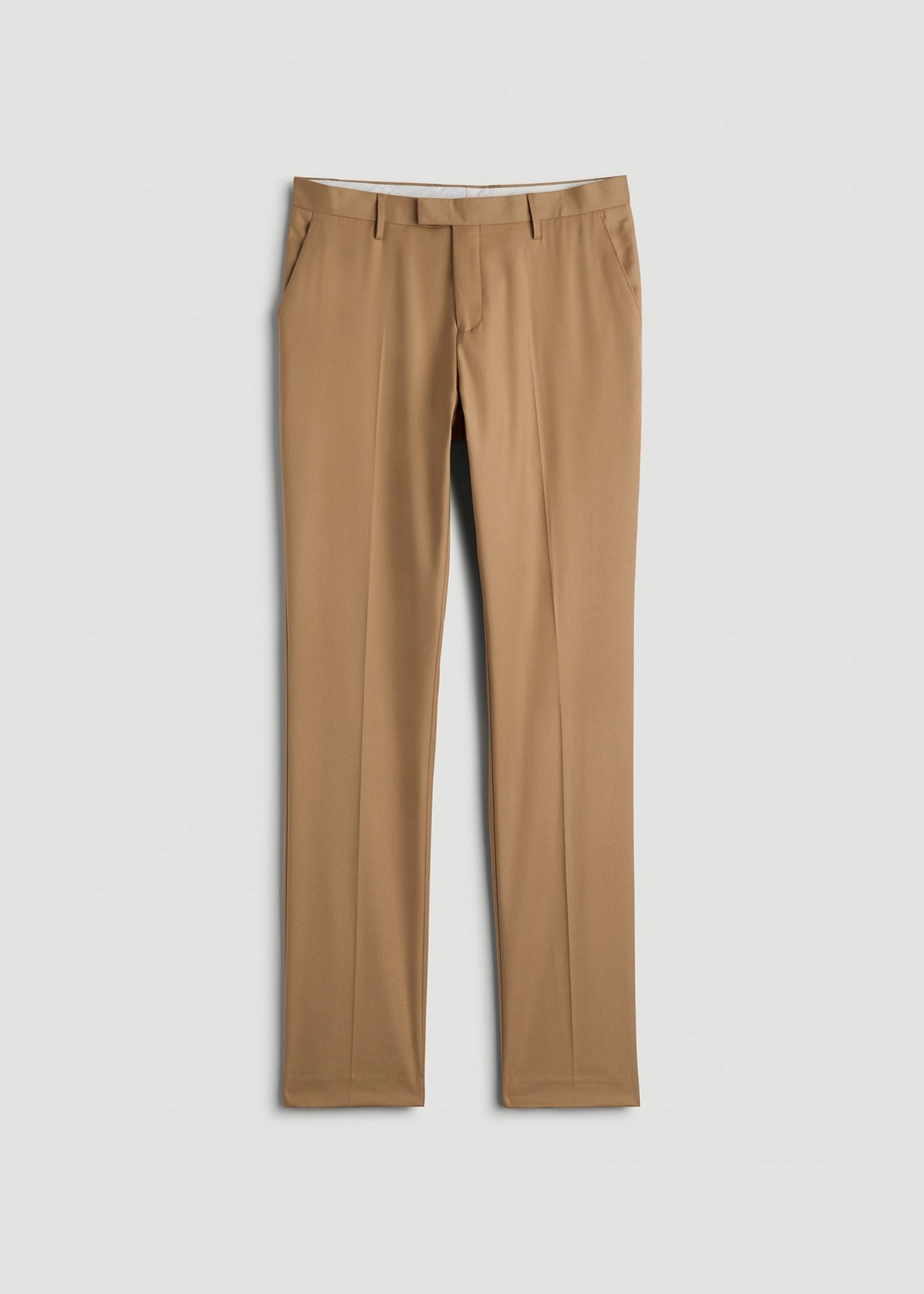 American Tall Men Suit Trousers for Tall Men in Tannin