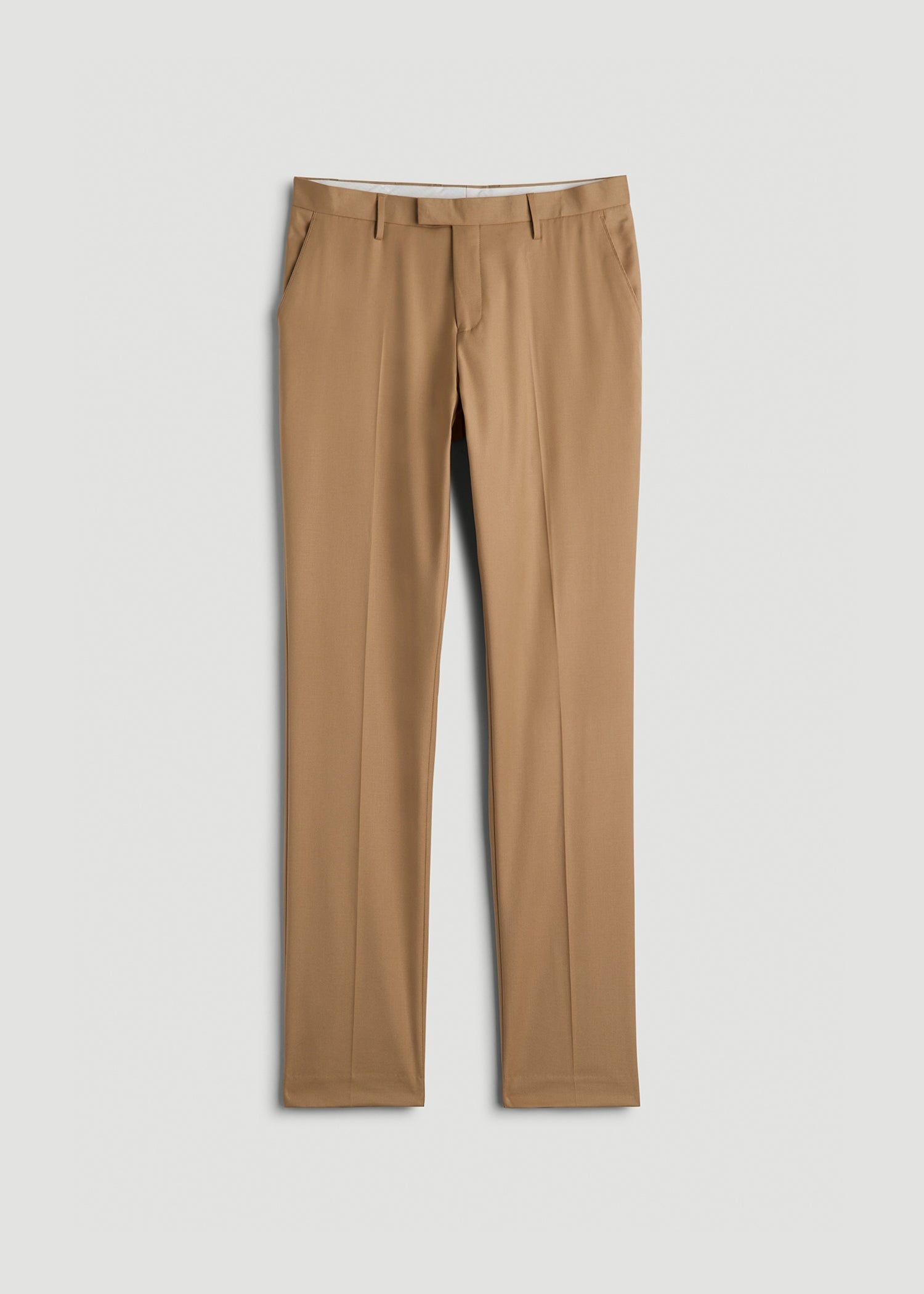 American Tall Men Suit Trousers for Tall Men in Tannin