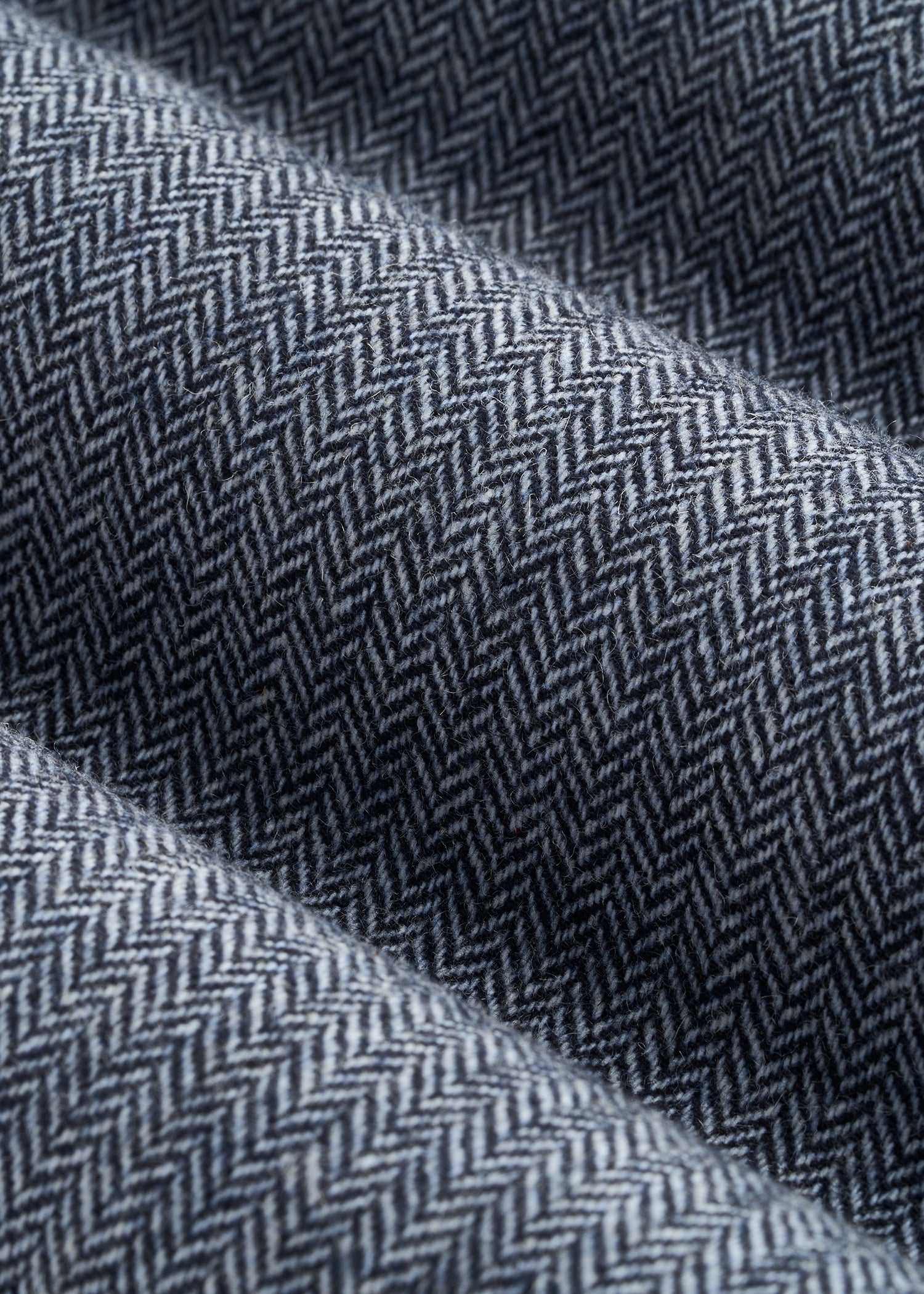 American Tall Men Wool Blend Blazer for Tall Men in Navy Herringbone