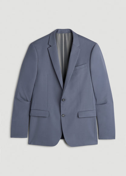 American Tall Men Suit Jacket for Tall Men in Blue Slate