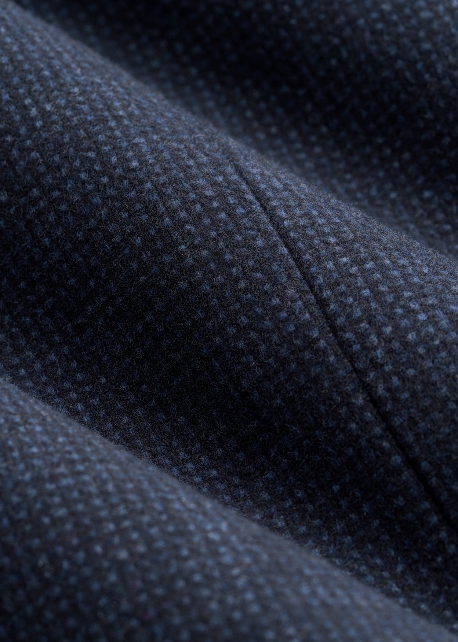 American Tall Men Wool Blend Blazer for Tall Men in Blue Birdseye