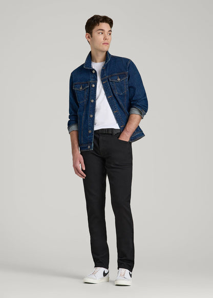 American Tall Men A.T. Basics Men's Carman Tapered fit Jeans for Tall Men in Black